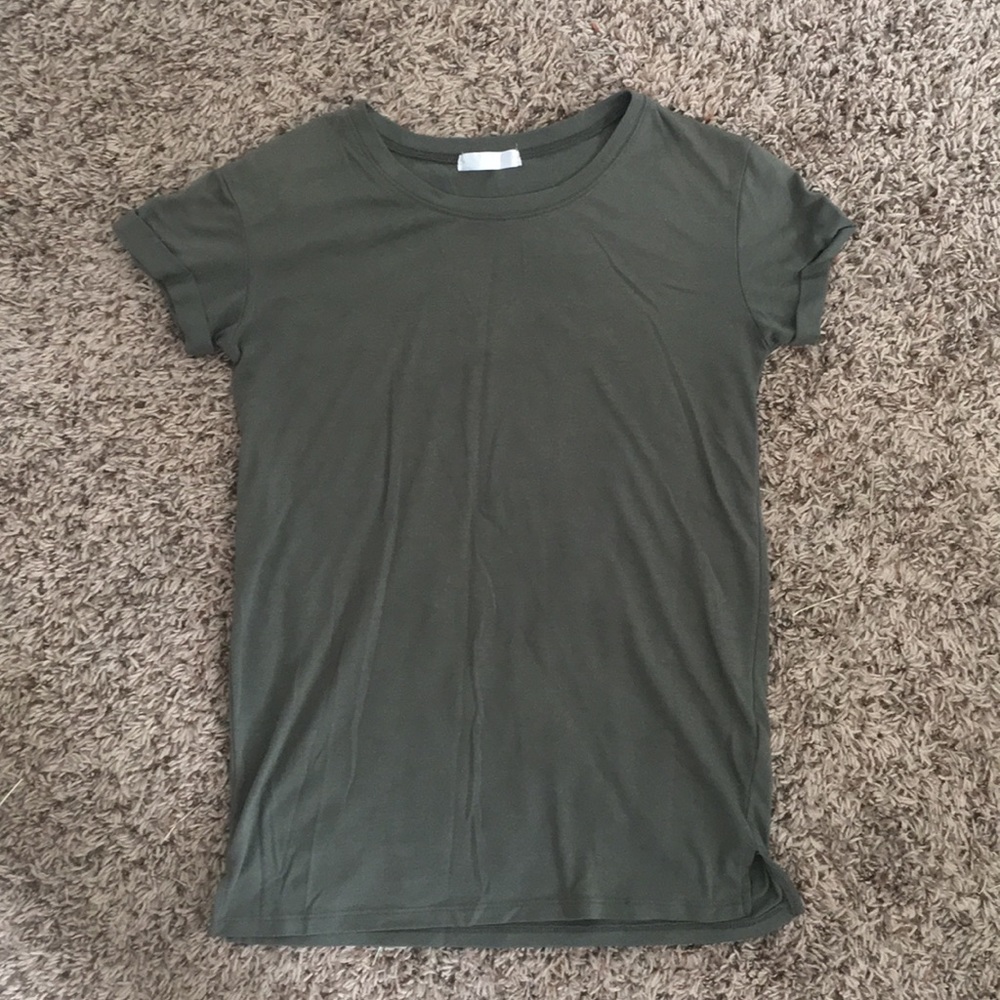 Military Green Basic T-shirt